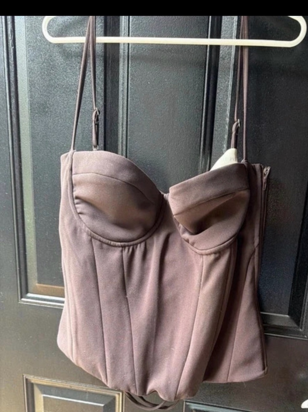 Women’s Mars the Label Brown Bustier Corset Top